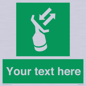 SL7229: Custom sign safe condition Search and rescue transponder