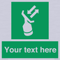 SL7229: Custom sign safe condition Search and rescue transponder