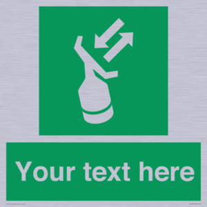 SL7229: Custom sign safe condition Search and rescue transponder
