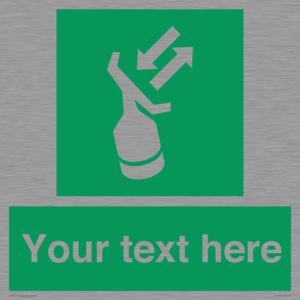 SL7229: Custom sign safe condition Search and rescue transponder