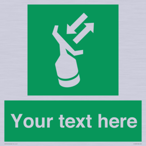SL7229: Custom sign safe condition Search and rescue transponder