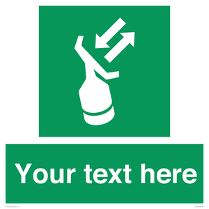 SL7229: Custom sign safe condition Search and rescue transponder