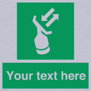 SL7229: Custom sign safe condition Search and rescue transponder