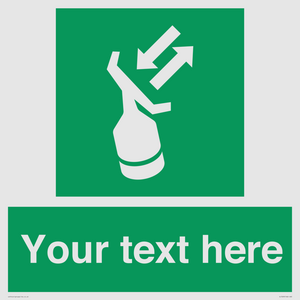 SL7229: Custom sign safe condition Search and rescue transponder