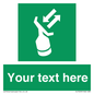 SL7229: Custom sign safe condition Search and rescue transponder