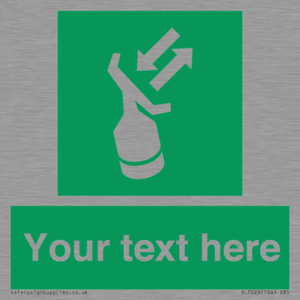 SL7229: Custom sign safe condition Search and rescue transponder