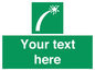 SL7230: Custom sign safe condition Survival craft distress signal