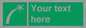 SL7230: Custom sign safe condition Survival craft distress signal