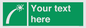 SL7230: Custom sign safe condition Survival craft distress signal
