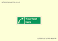 SL7230: Custom sign safe condition Survival craft distress signal
