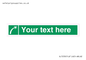 SL7230: Custom sign safe condition Survival craft distress signal