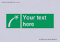SL7230: Custom sign safe condition Survival craft distress signal