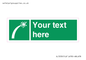 SL7230: Custom sign safe condition Survival craft distress signal