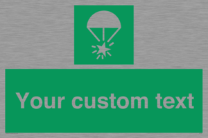 SL7231: Custom sign safe condition Rocket parachute flare