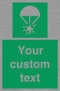 SL7231: Custom sign safe condition Rocket parachute flare