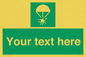 SL7231: Custom sign safe condition Rocket parachute flare