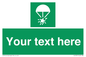 SL7231: Custom sign safe condition Rocket parachute flare