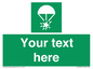 SL7231: Custom sign safe condition Rocket parachute flare