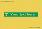 SL7231: Custom sign safe condition Rocket parachute flare