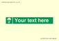 SL7231: Custom sign safe condition Rocket parachute flare