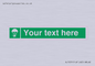 SL7231: Custom sign safe condition Rocket parachute flare
