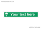 SL7231: Custom sign safe condition Rocket parachute flare