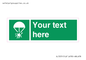 SL7231: Custom sign safe condition Rocket parachute flare