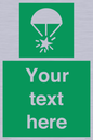 SL7231: Custom sign safe condition Rocket parachute flare
