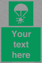 SL7231: Custom sign safe condition Rocket parachute flare