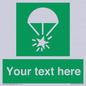 SL7231: Custom sign safe condition Rocket parachute flare