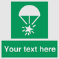 SL7231: Custom sign safe condition Rocket parachute flare