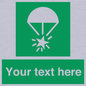 SL7231: Custom sign safe condition Rocket parachute flare