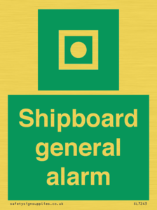 SL7243: Shipboard general alarm