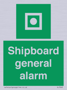 SL7243: Shipboard general alarm