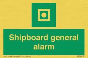SL7243: Shipboard general alarm
