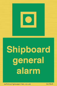SL7243: Shipboard general alarm