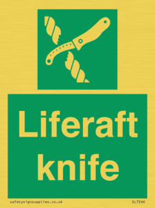 SL7246: Liferaft knife