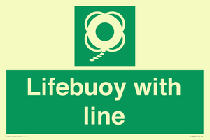 SL7252: Lifebuoy with line