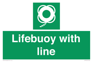 SL7252: Lifebuoy with line