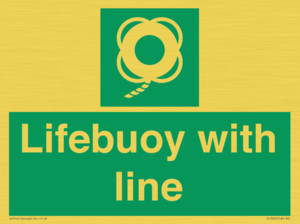 SL7252: Lifebuoy with line
