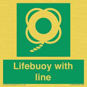 SL7252: Lifebuoy with line