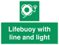 SL7254: Lifebuoy with line and light