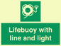 SL7254: Lifebuoy with line and light