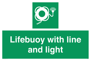 SL7254: Lifebuoy with line and light
