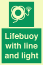 SL7254: Lifebuoy with line and light