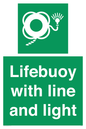 SL7254: Lifebuoy with line and light