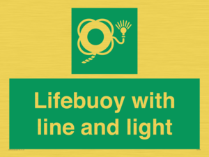 SL7254: Lifebuoy with line and light