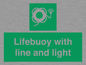 SL7254: Lifebuoy with line and light