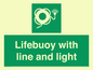 SL7254: Lifebuoy with line and light