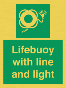 SL7254: Lifebuoy with line and light
